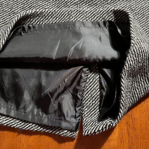 Calvin Klein Tweed Wool Blend Pencil Skirt Womens 4 Professional Punk Streetwear - Picture 7 of 12